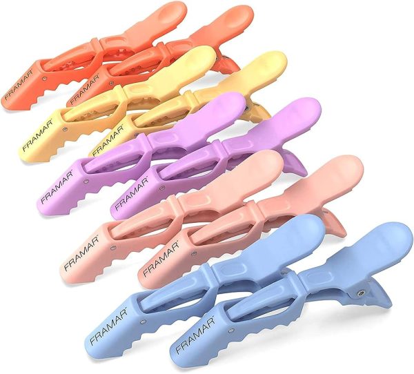 Framar Pastel Hair Clips 10 pcs - Hair Clips For Women, Premium Hair Clip