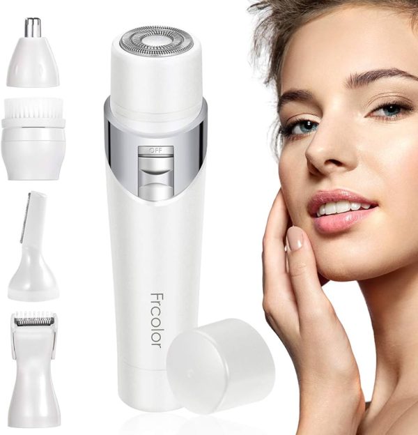 Frcolor Facial Hair Removal for Women, 5 in 1 Painless