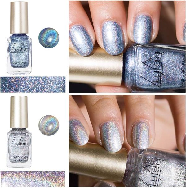 Freeorr 6 Colors Holographic Chameleon Nail Polish Set