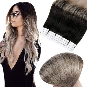 Full Shine 16 Inch Balayage Clip-in Remy Human Hair Extensions - Natural Beauty in Minutes