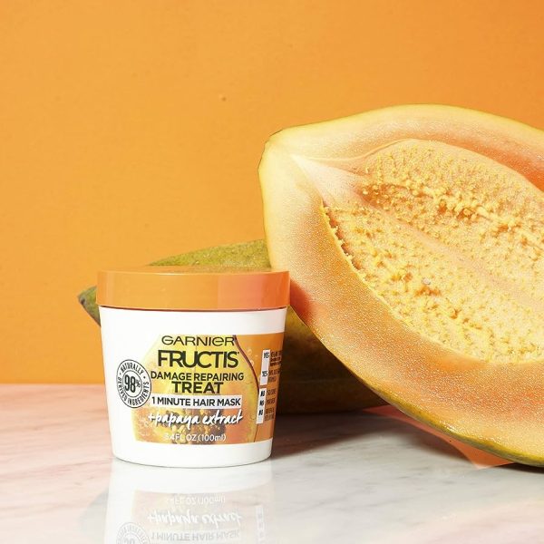 Garnier Fructis Damage Repairing Treat 1 Minute Hair Mask with Papaya Extract