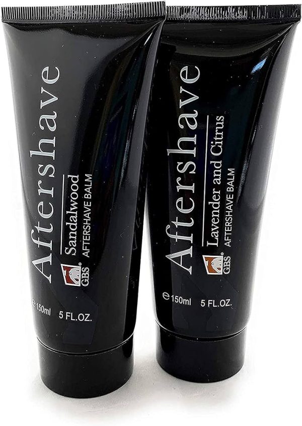 GBS After shave Balm Set of 2 - Lavender/Citrus and Sandalwood