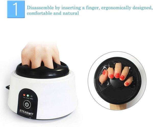Gel Nail Polish Acrylic Steamer Remover Portable Nail Resurrection