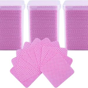 Gel Nail Polish Remover Tool - 600pcs Lint Free Nail Wipes 20pcs Nail Polish