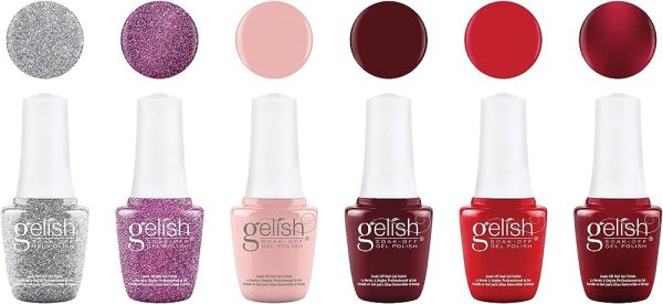 Gelish Mini 6 Color & 1 Glitter Overlay Gel Nail Polish