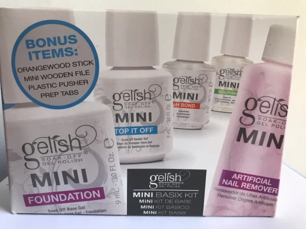 Gelish MINI Complete Basix Gel Nail Polish Prep Essentials
