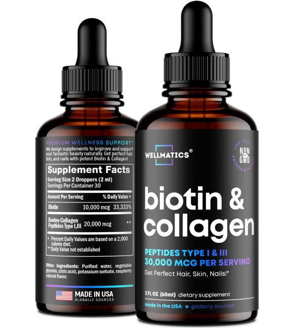 Genius Biotin & Collagen Hair Growth Support Drops