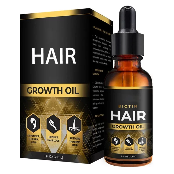 GENIUS Hair Growth Oil, Biotin Hair Growth Serum, for Stronger