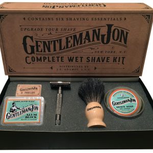 Gentleman Jon Complete Wet Shave Kit | Includes 6 Items