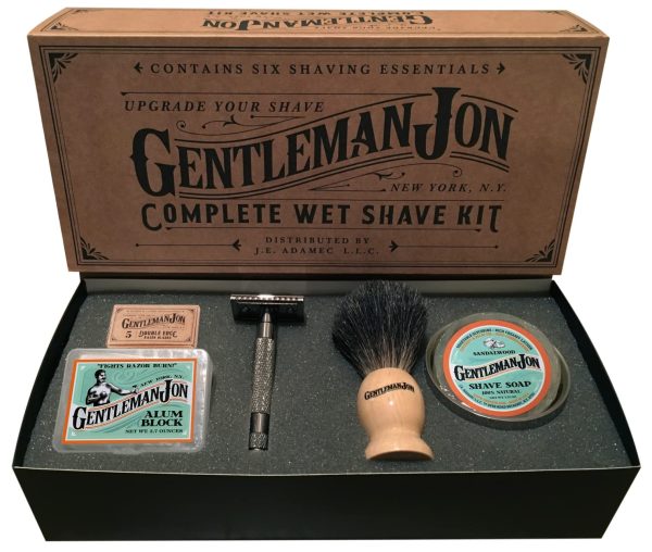 Gentleman Jon Complete Wet Shave Kit | Includes 6 Items