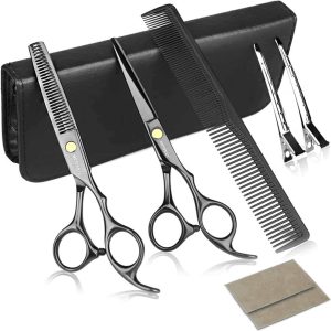 GESPERT Professional Hair Cutting Shears/Scissors Thinning/Texturizing Set
