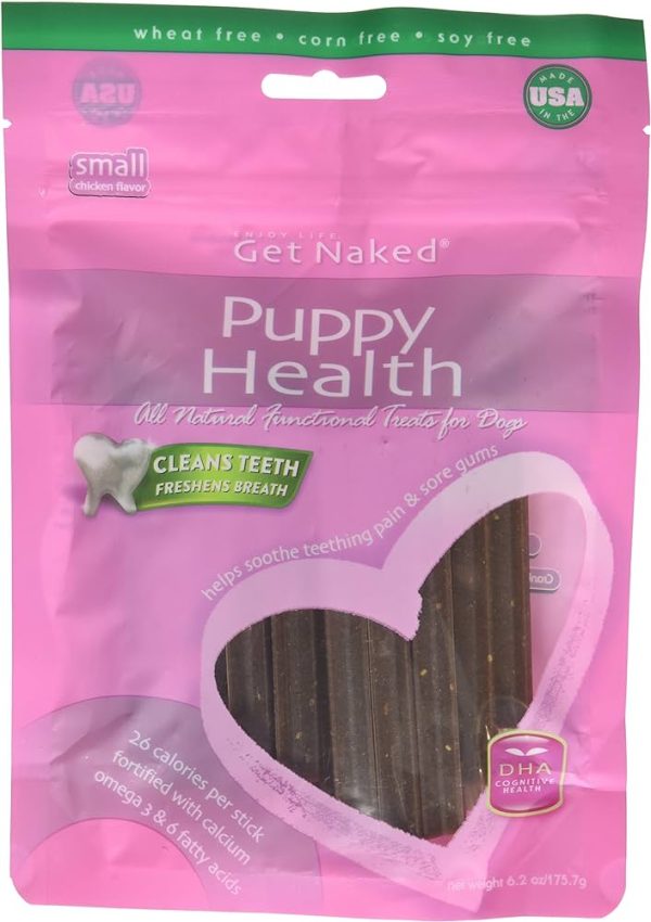 Get Naked Grain Free 1 Pouch 6.2 Oz Puppy Health Dental Chew Sticks