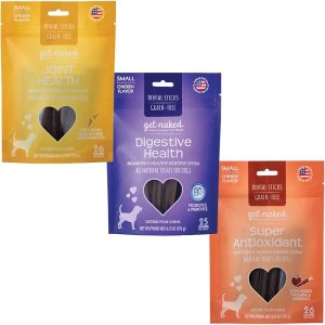 Get Naked Grain Free 1 Pouch 6.2 Oz Skin & Coat Dental Chew Sticks
