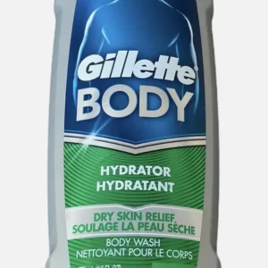 Gillette Body Hydrator Body Wash for Men, Dry Skin Relief, 16 Fluid Ounce
