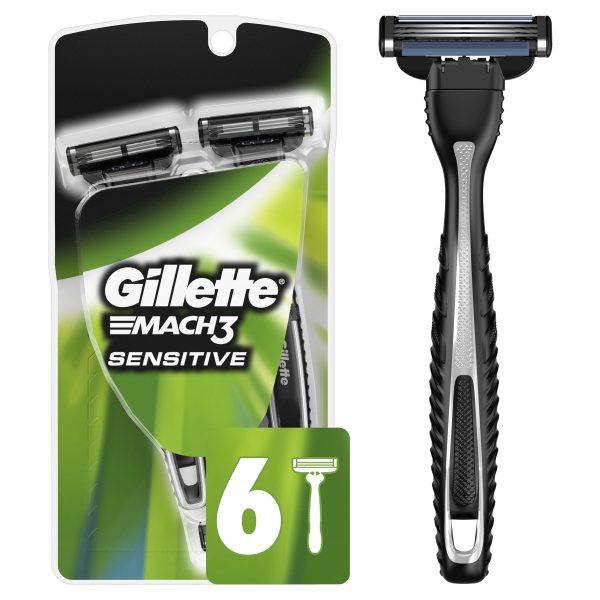 Gillette Mach3 Disposable Razors for Men