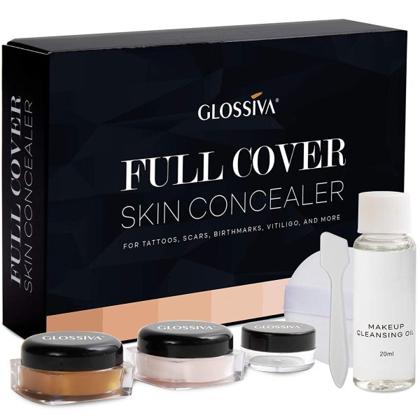 Glossiva Tattoo Concealer - Skin Concealer - Waterproof - For Dark Spots