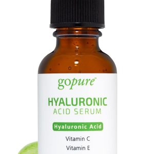 goPure Hyaluronic Acid Serum for Face - Anti Aging Serum with Vitamin C & E