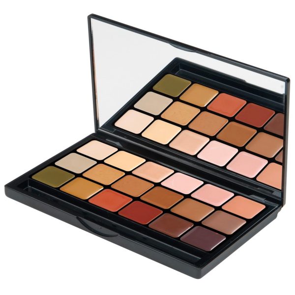 Graftobian Creme Foundation Warm Super Palette High Definition Makeup Kit
