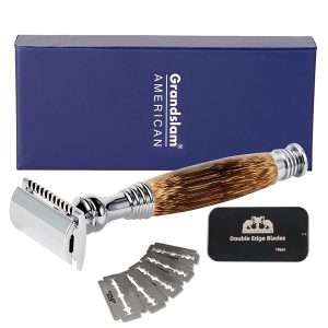 Grandslam Double Edge Safety Razor + 20 Blades Safety Razor