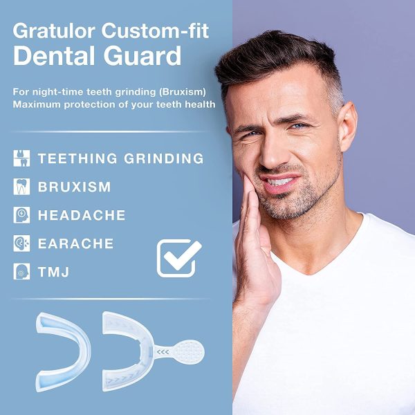 Gratulor Mouth Guard for Clenching Teeth