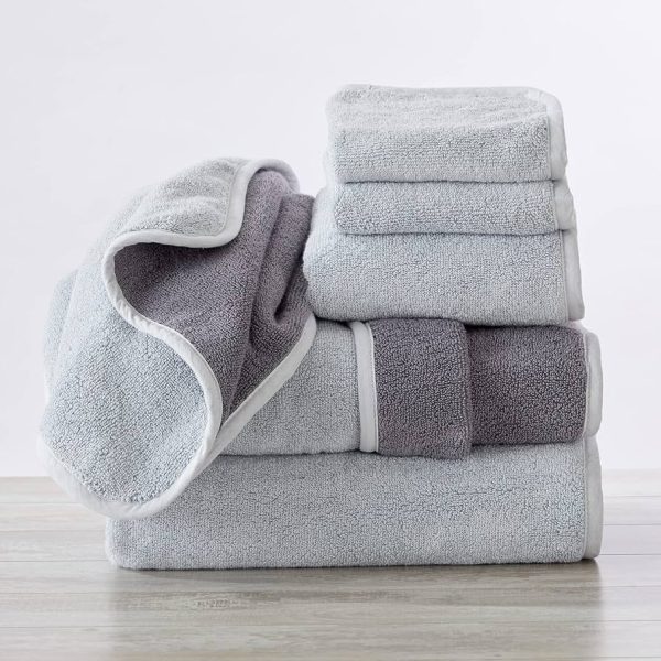 Great Bay Home 100% Cotton Bath Towels
