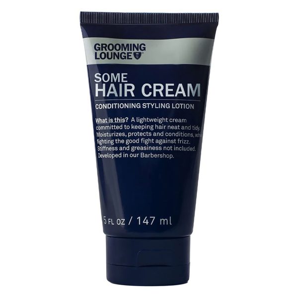 Grooming Lounge Some Hair Cream For Men, Light-Hold Styling Aid - 5 ounce