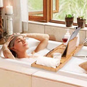 Guchang Bath Caddy Tray for Bathtub
