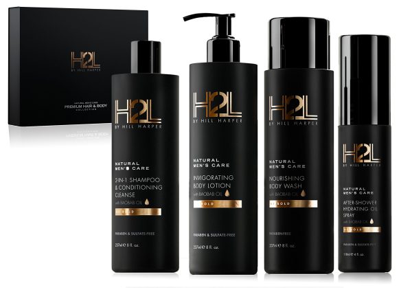 H2L Premium Men's Hair & Skin Care Collection - Gift Set
