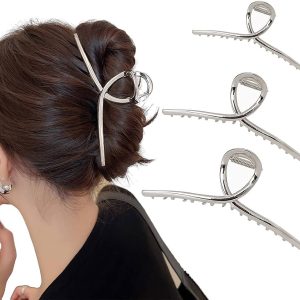 Hair bun clip for women & girls with thick thin long medium hair