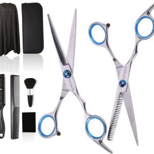 Hair Cutting Scissors Set Professional Barber Hair Thinning Shears Kits