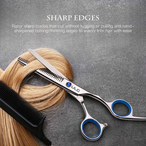 Hair Cutting Scissors Thinning Teeth Shears Set ULG Professional Barber