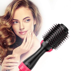 Hair Dryer Brush - Hot Hair Brush with ION Generator, and Ceramic Coating