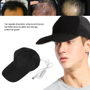 Hair Growth Hat, Adjustable 76pcs Lamp Bead Reduce Hair Loss Oil Control Hair