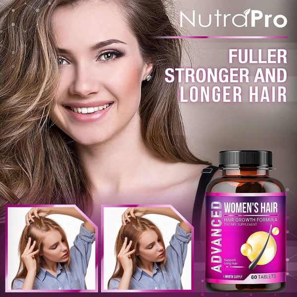 Hair Loss Thinning Supplement - Women Hair Vitamin for Thicker Healthier Hair