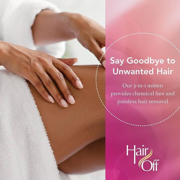 Hair Off Hair Remover Mitten - All-Natural