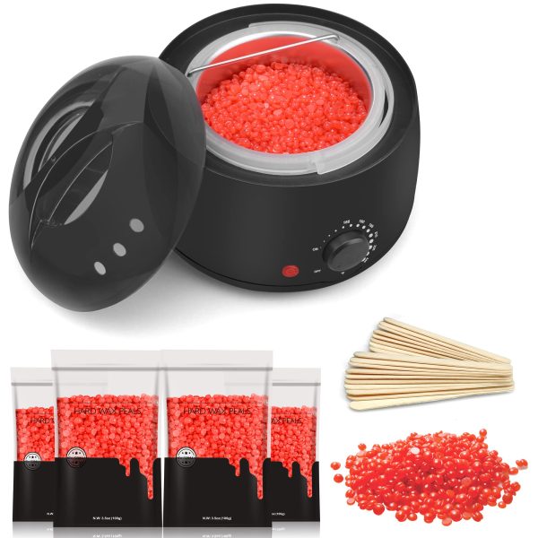 All-Around Hard Wax Kit for Home Hair Removal – Lirava Wax Warmer, Pre/Post Care & More