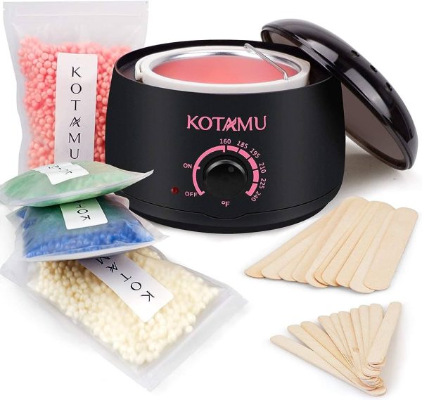 Hair Removal Waxing Kit Wax Warmer with Hard Wax Beans