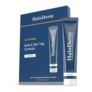 HaloDerm Skin Tag Remover & Mole Remover - All Natural Skin Tag Cream
