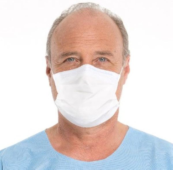 HALYARD SO Soft Fog-Fog Free Procedure Mask, w/SO Soft Lining and Earloops