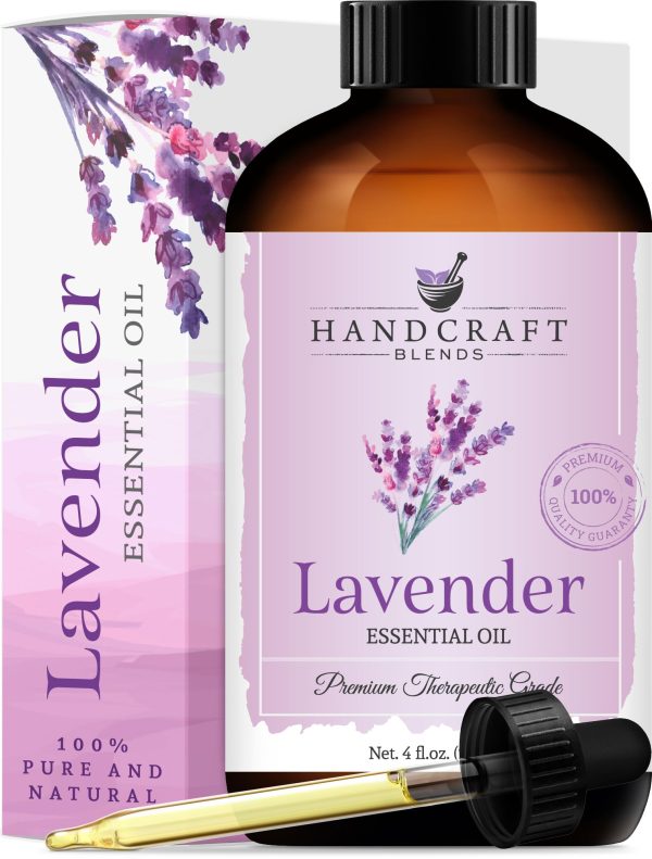 Handcraft Lavender Essential Oil - Huge 4 OZ - 100% Pure &