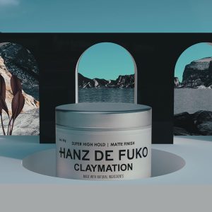 Hanz de Fuko Claymation- Premium Mens Hair Styling Clay with Matte Finish