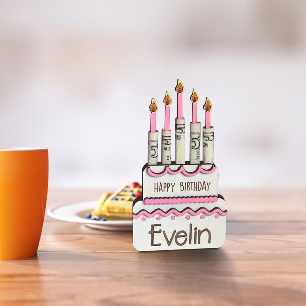 Haobase rose gold tall birthday cake candles