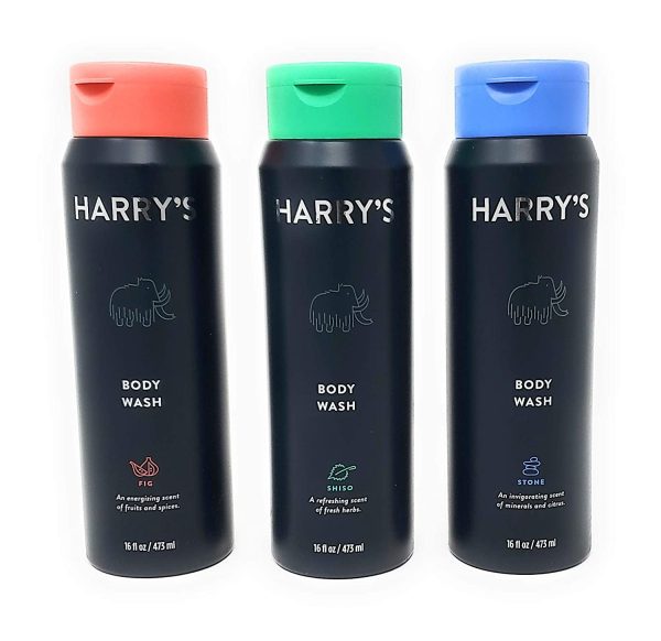 Harry's Body Wash Collection Shiso, Stone and Fig Scent 3-Bottles