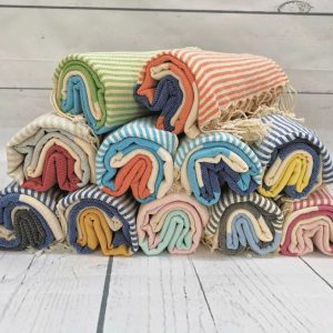 HAVLULAND (Set of 6) 100% Turkish Cotton Beach Towels