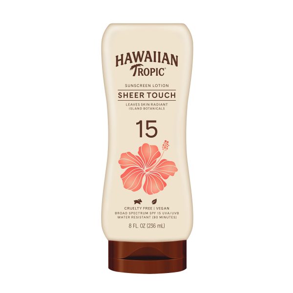Hawaiian Tropic Sheer Touch Lotion Sunscreen, Moisturizing Broad-Spectrum