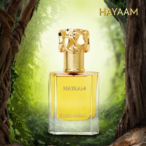 HAYAAM, Eau de Perfume 50mL | Leathery, Amber, Wood Fragrance
