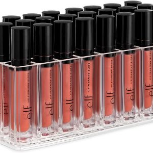 HBlife Lip Gloss Holder Organizer, 24 Spaces Clear Acrylic Makeup Lipgloss