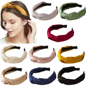 Headbands for Women - 1Pcs Hair Hoops with Cross Knot Hairbands