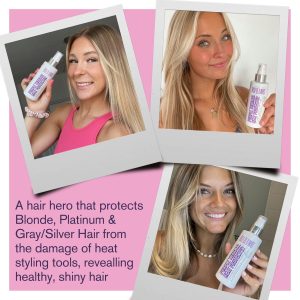 Heat Protectant Spray Formulated For Blonde