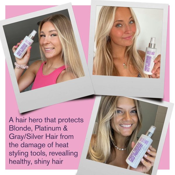 Heat Protectant Spray Formulated For Blonde